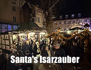 Santa's Isarzauber im Innenhof der Praterinsel München. Neuer Markt 14.11.-28.12.2025  (©Foto:Martin Schmitz)